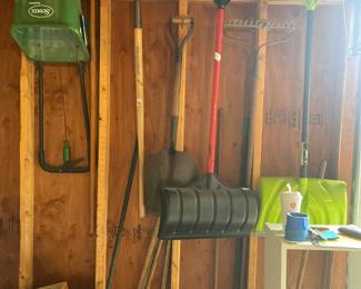 Shovels, yard tools
