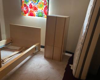Malm Bedroom set, taken apart for moving convenience & twin matress set