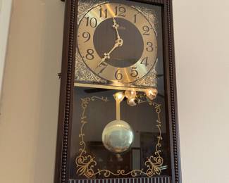 Linden Electric chime wall clock