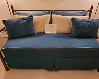 Item# B-1 $200.00 Day Bed with covers and Decor pillows.