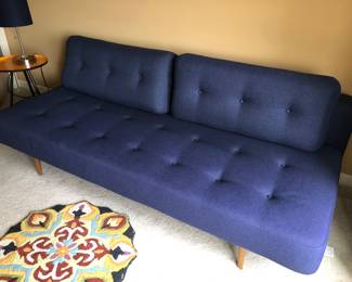 Contemporary sofa 5 years old, with sleeping pad