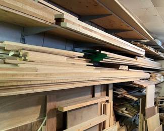 Variety of wood - oak, walnut, pine and more!