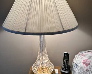 Pair of Waterford Crystal lamps