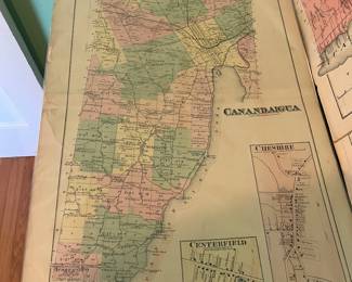 Early maps of Canandaigua.
