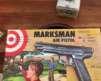 Marksman air pistol still in the box.