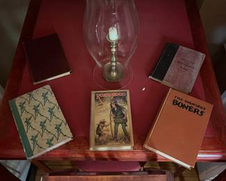 Vintage Dr. Seuss and Robin Hood books.