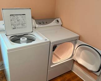 Maytag washer and dryer.