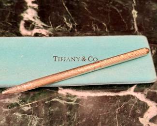 $80; Tiffany & Co. sterling silver ball point pen