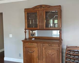  detailed antique  buffet /cabinet lovely piece