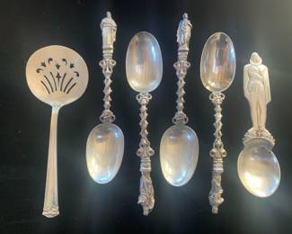 Antique sterling spoons
