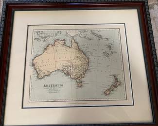 Antique map of Australia