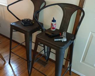 Steel bar stools and airsoft