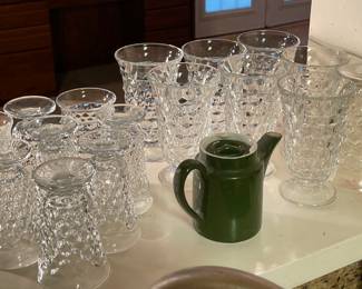 Fostoria or Indiana Glass Glasses