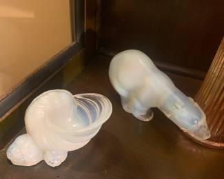 Sabino Shell and Polar Bear Figurines 