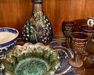  Carnival Glass Grapes