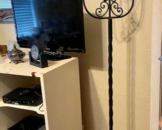 Tall Wrought Iron Candle Holder