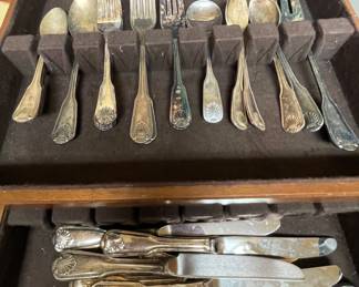 Towel Silver-plate Boston Shell flatware 