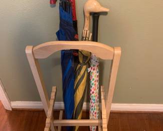 Variety of Umbrellas and Canes