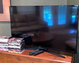 Samsung Flat Screen Television(Sold), Variety of DVDs