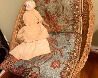 Wicker Chair (doll is gone)