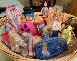 Dolls, Disney and McDonalds Vintage Barbie dolls