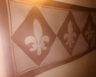 Fleur-de-lis tapestry 