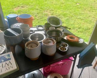 Planter, pots, large water coolers