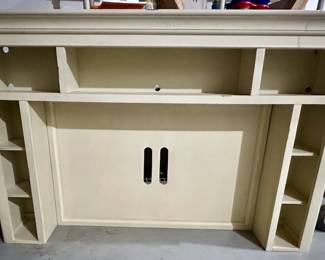 Top section of entertainment center.  Base shown in previous picture.