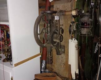 Vintage drill
In basement 