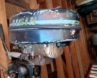 Vintage Elgin outboard motor