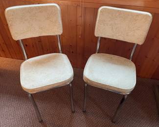 Vintage vinyl chairs
