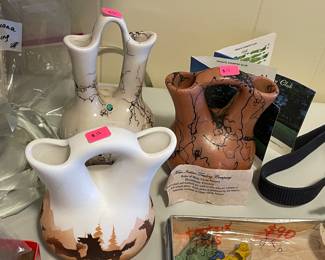 Pueblo Native American Wedding Vases