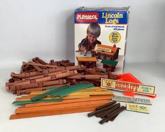 1986 Playskool Lincoln Logs