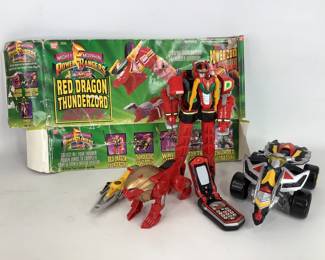 Red Dragon Thunderzord Power Ranger
