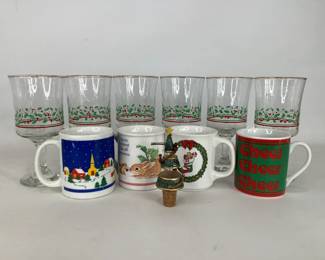 1985 Arby's Christmas Collection Glasses
