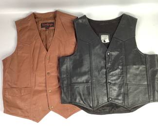 Leather Riding Motorcycle Vests