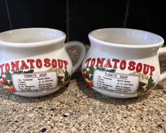 Ceramic soup mugs