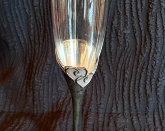 Lenox silver plated champagne flute
