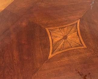 Detail of inlaid table top