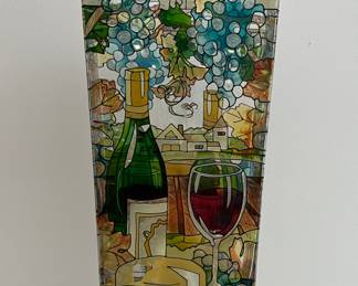 Painted wine vase
