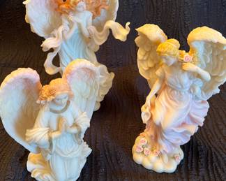 Seraphim Classics resin angel figurines