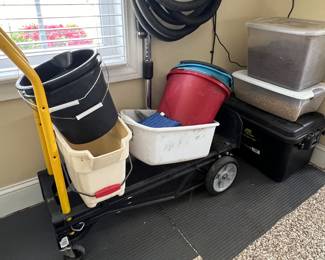 Handtruck with buckets