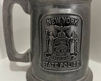 Souvenir pewter stein from the 1980 Lake Placid Olympic games