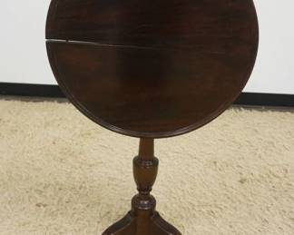 1191	ANTIQUE MAHOGANY TILT TOP TABLE, APPROXIMATELY 28 IN X 19 IN HIGH
