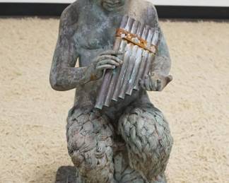 1172	BRONZE GARDEN STATUE OF PAN, INSTRUMENT IS LOOSE, APPROXIMATELY 31 IN HIGH
