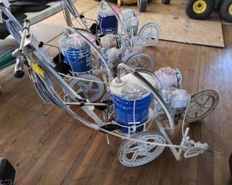 Lot 35: Graco Field Lazer S100 paint striper (NEEDS SERVICED, BEEN SITTING FOR ABOUT A YEAR)