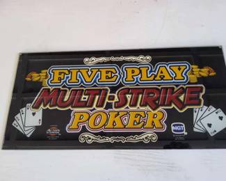 Lot 40: Sign for slot machine? SEE PICS