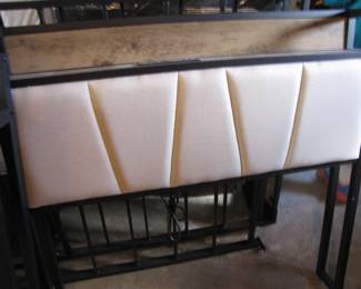 Double Bed Head Board with electrical, frame, Mattress, very Little Use Almost new - 2nd Unit