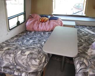 Two beds & portable table