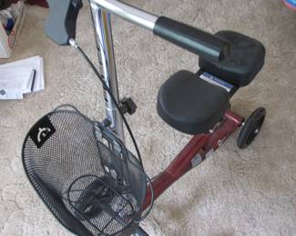 Mini Scooter w/Hand Brake, Basket, Seat